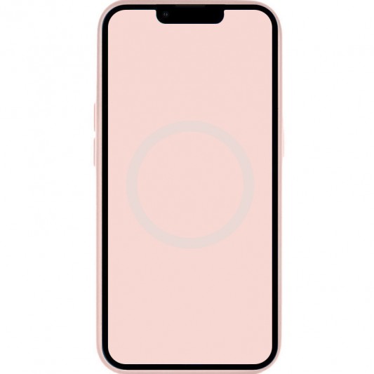 Чохол Silicone case (AAA) full with Magsafe and Animation для Apple iPhone 14 Pro Max (6.7"), Рожевий / Chalk Pink - зображення 2 