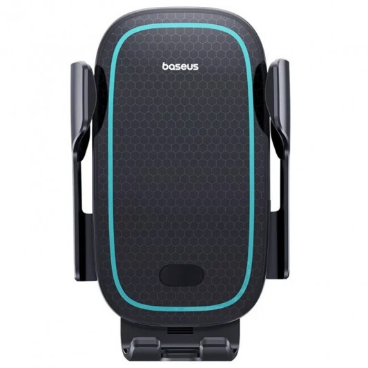 Автодержатель с БЗУ Baseus Milky Way Pro Wireless Charging Electric Car Mount 15W (C40357000111-0) Cluster Black - изображение 1