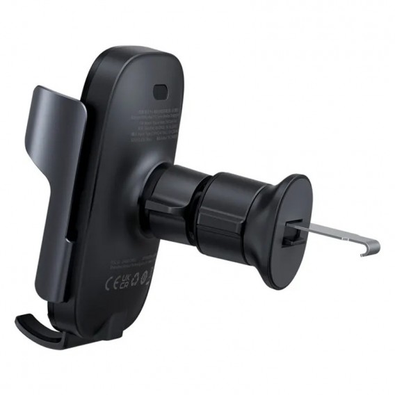 Автотримач з БЗП Baseus Milky Way Pro Wireless Charging Electric Car Mount 15W (C40357000111-0) Cluster Black - зображення 6 