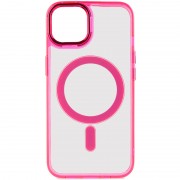 Чохол TPU Iris with MagSafe для Apple iPhone 15 (6.1") Малиновий