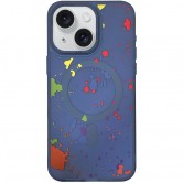 Чохол TPU+PC Flush with MagSafe для Apple iPhone 14 (6.1") Dark blue Чохол TPU+PC Flush with MagSafe для Apple iPhone 14 (6.1") Dark blue