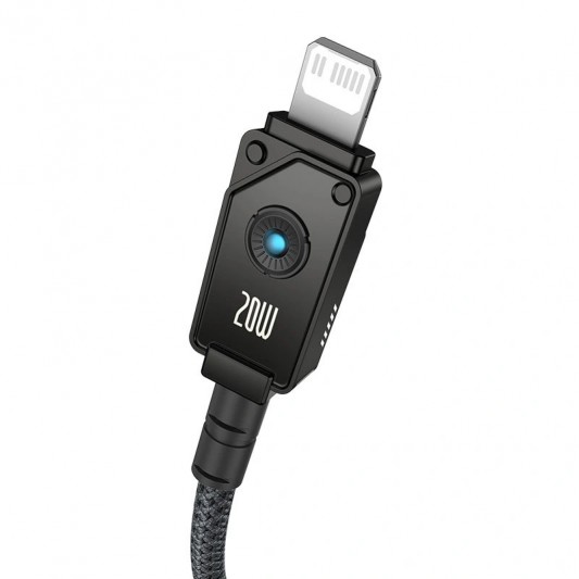 Дата кабель Baseus Unbreakable Series Fast Charging Type-C to Lightning 20W 1m (P10355803111-0) Cluster Black - изображение 1
