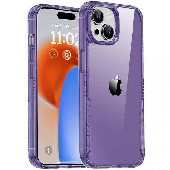 Чохол TPU+PC Multi-Color для Apple iPhone 14 (6.1") Purple