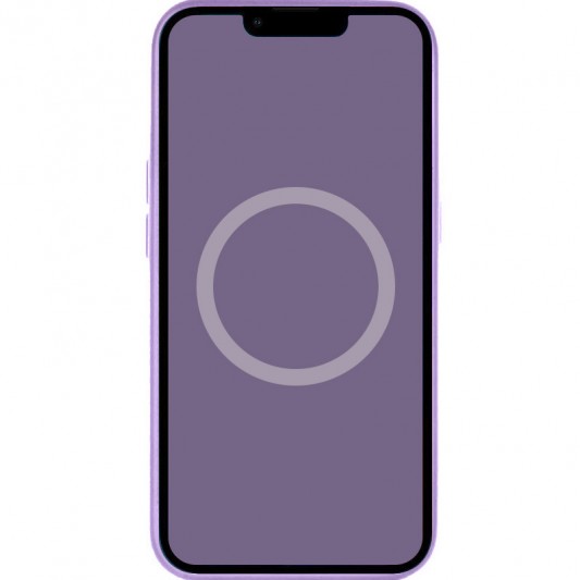 Чохол Silicone case (AAA) full with Magsafe and Animation для Apple iPhone 14 Pro Max (6.7"), Фіолетовий / Iris - зображення 2 