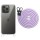 Чохол TPU Transparent with Straps для Apple iPhone 12 Pro Max (6.7") Light Purple