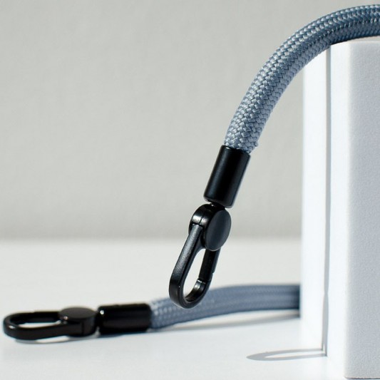 Чохол TPU Transparent with Straps для Apple iPhone 12 Pro/12 (6.1"), Fog - зображення 4 