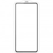 Захисне скло SKLO 5D (тех.пак) для Realme C67 4G Чорний / Біла підкладка