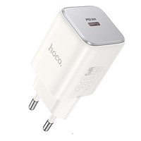 Блок живлення Hoco N43 Vista PD30W (1USB-C) Moonlight white