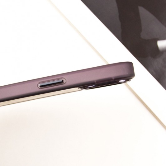 Чехол TPU+PC Lily with MagSafe для Apple iPhone 15 (6.1") Dark Purple - изображение 5