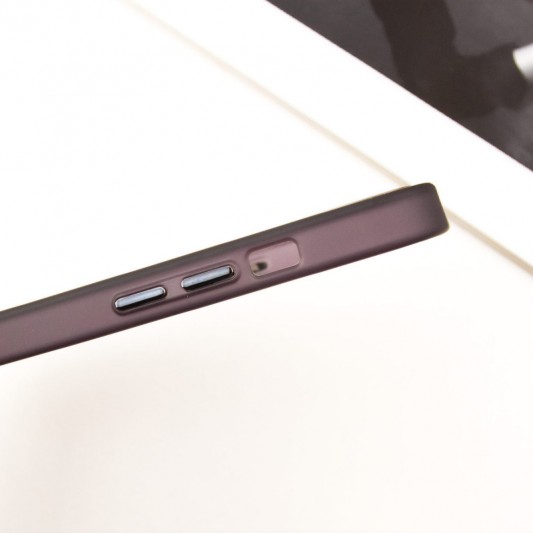 Чехол TPU+PC Lily with MagSafe для Apple iPhone 15 (6.1") Dark Purple - изображение 6