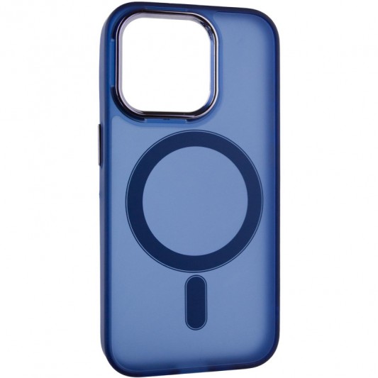 Чехол TPU+PC Lily with MagSafe для Apple iPhone 15 Pro (6.1") Deep Navy - изображение 1