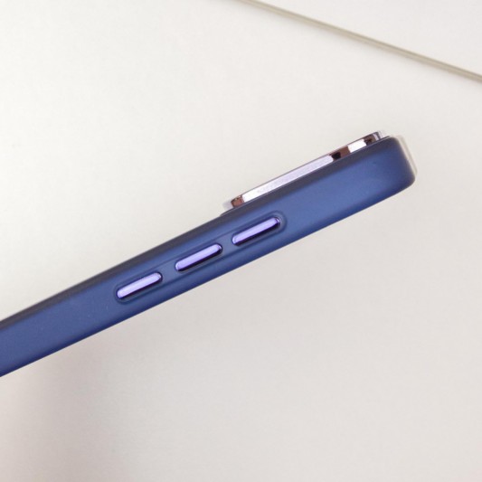 Чехол TPU+PC Lily with MagSafe для Apple iPhone 15 Pro (6.1") Deep Navy - изображение 6