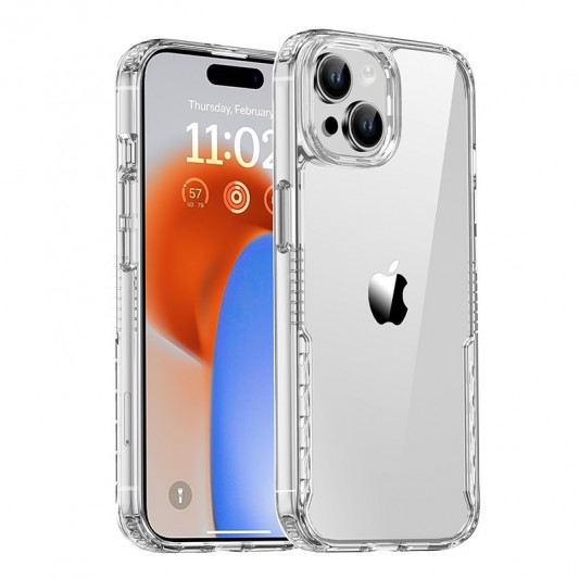 Чехол TPU+PC Multi-Color для Apple iPhone 14 (6.1") Clear