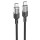 Дата кабель Hoco U129 Spirit Transparent Type-C to Type-C 60W (1.2m) Black