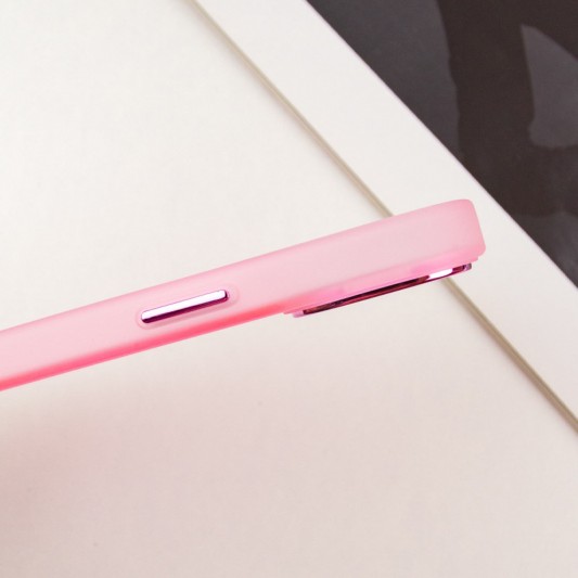 Чехол TPU+PC Lily with MagSafe для Apple iPhone 15 (6.1"), Light Pink - изображение 5