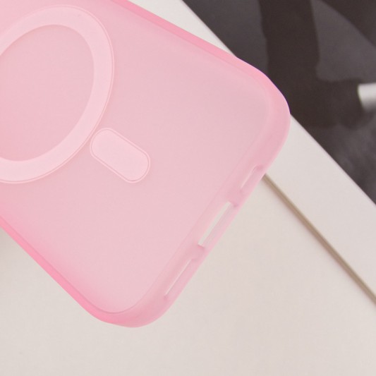 Чехол TPU+PC Lily with MagSafe для Apple iPhone 15 (6.1"), Light Pink - изображение 7