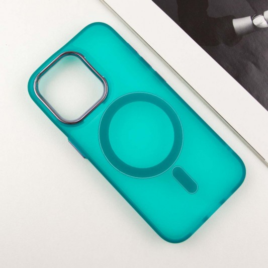 Чохол TPU+PC Lily with MagSafe для Apple iPhone 15 Pro (6.1") Green - зображення 2 