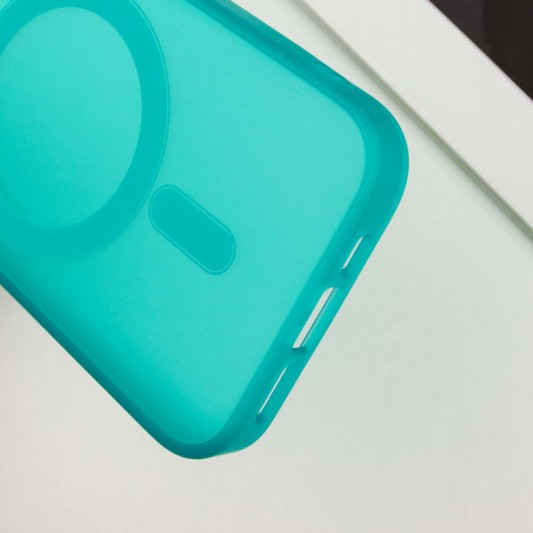 Чохол TPU+PC Lily with MagSafe для Apple iPhone 15 Pro (6.1") Green - зображення 7 