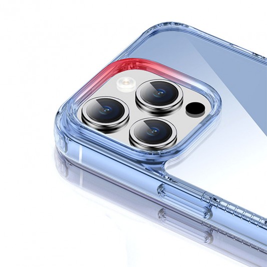 Чохол TPU+PC Multi-Color для Apple iPhone 13 Pro Max (6.7") Blue - зображення 1 