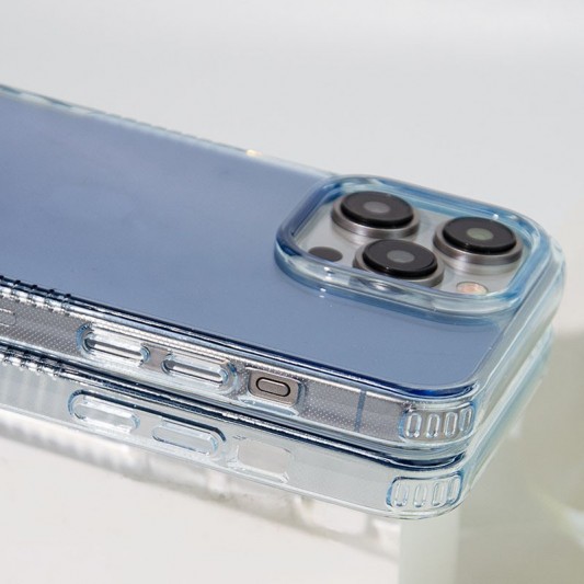 Чохол TPU+PC Multi-Color для Apple iPhone 13 Pro Max (6.7") Blue - зображення 3 