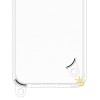 Чохол TPU Transparent with Straps для Apple iPhone 13/14 (6.1"), Green / Red
