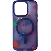 Чехол TPU+PC Flush with MagSafe для Apple iPhone 15 Pro (6.1 дюйма) Dark purple