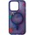 Чохол TPU+PC Flush with MagSafe для Apple iPhone 15 Pro (6.1"), Dark purple