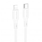 Дата кабель Borofone BX80 Succeed Type-C to Lightning 20W (1m) White Дата кабель Borofone BX80 Succeed Type-C to Lightning 20W (1m) White