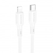 Дата кабель Borofone BX80 Succeed Type-C to Lightning 20W (1m) White