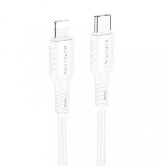 Дата кабель Borofone BX80 Succeed Type-C to Lightning 20W (1m) White