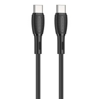 Дата кабель Borofone BX86 Advantage Type-C to Type-C 60W (1m) Black