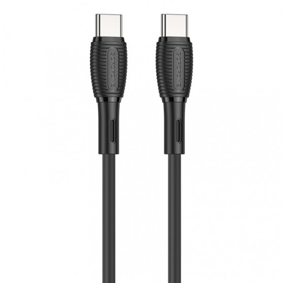 Дата кабель Borofone BX86 Advantage Type-C to Type-C 60W (1m) Black