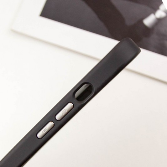 TPU+PC чехол Blueo Skin Friendly Frosted with MagSafe для Apple iPhone 15 (6.1") Черный - изображение 6