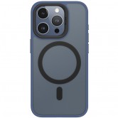 TPU+PC чехол Blueo Skin Friendly Frosted with MagSafe для Apple iPhone 15 Pro (6.1 дюйма) Синий