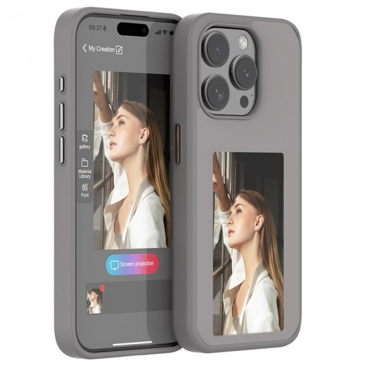 TPU+PC чехол Ink Show 2.0 для Apple iPhone 14 Pro (6.1") Grey - изображение 1