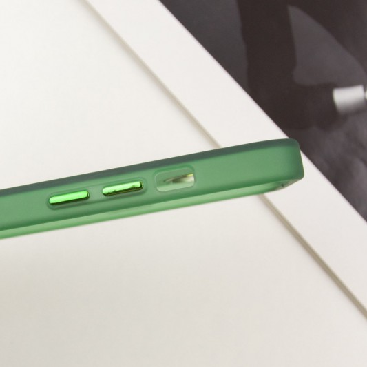 Чохол TPU+PC Lily with MagSafe для Apple iPhone 13 (6.1") Army Green - зображення 6 