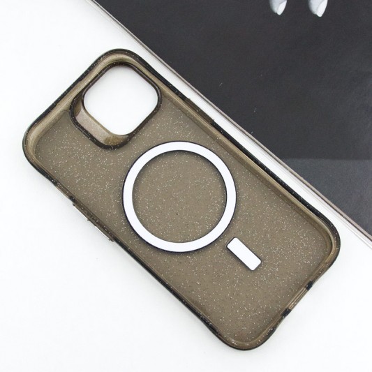 Чохол TPU Radiance with MagSafe для Apple iPhone 14 (6.1") Black - зображення 3 
