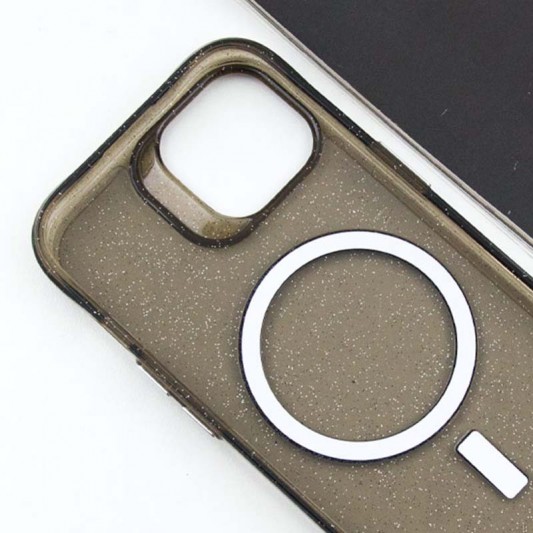 Чохол TPU Radiance with MagSafe для Apple iPhone 14 (6.1") Black - зображення 7 