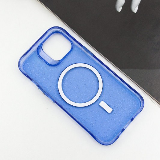 Чохол TPU Radiance with MagSafe для Apple iPhone 14 (6.1") Blue - зображення 3 