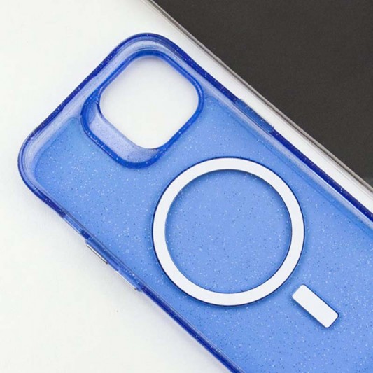 Чохол TPU Radiance with MagSafe для Apple iPhone 14 (6.1") Blue - зображення 7 