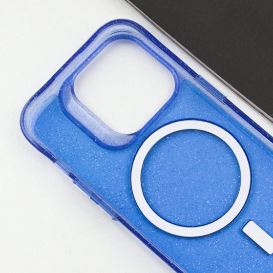 Чохол TPU Radiance with MagSafe для Apple iPhone 14 Pro (6.1") Blue - зображення 7 