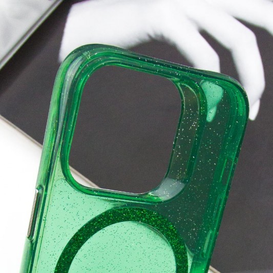 Чохол TPU Radiance with MagSafe для Apple iPhone 14 Pro (6.1") Green - зображення 2 