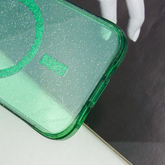 Чохол TPU Radiance with MagSafe для Apple iPhone 14 Pro (6.1") Green - зображення 4 