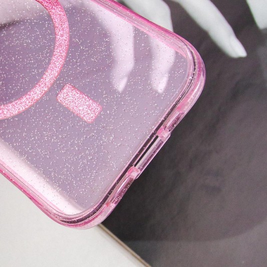 Чохол TPU Radiance with MagSafe для Apple iPhone 14 Pro (6.1") Pink - зображення 4 
