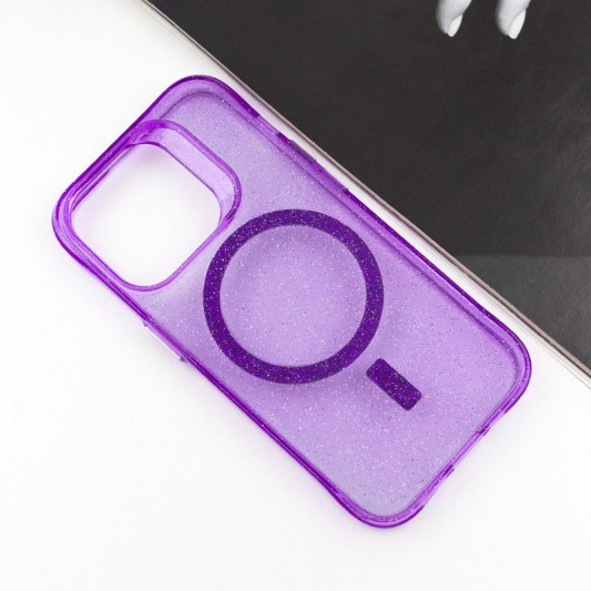 Чохол TPU Radiance with MagSafe для Apple iPhone 14 Pro (6.1") Purple - зображення 1 
