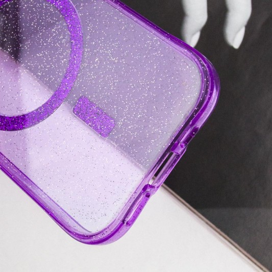Чохол TPU Radiance with MagSafe для Apple iPhone 14 Pro (6.1") Purple - зображення 4 