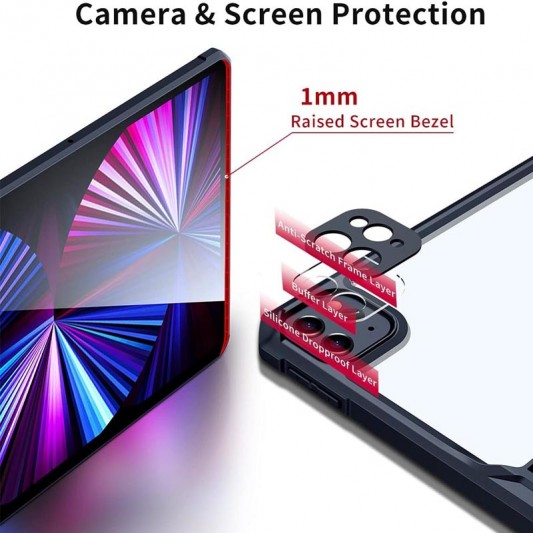 TPU+PC чохол Xundd Stand c посиленими кутами для Apple iPad Pro 13" (2024) Чорний - зображення 4 