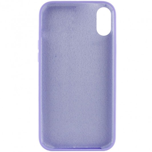 Чохол Silicone Case Full Protective (AA) NO LOGO для Apple iPhone XR (6.1"), Бузковий / Dasheen - зображення 1 