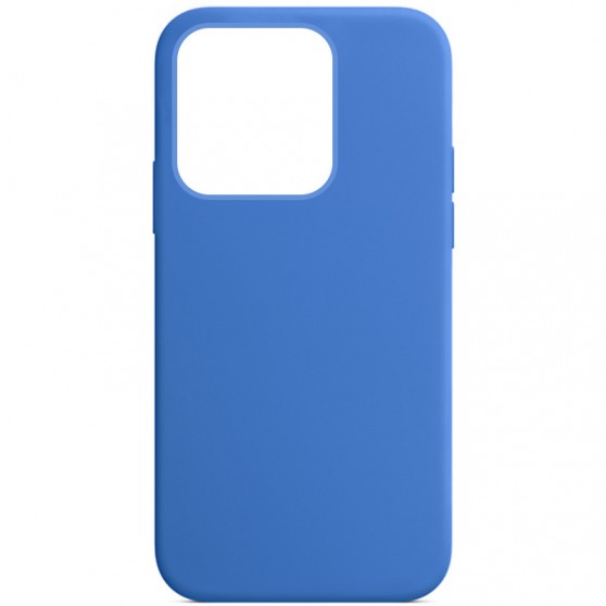 Чохол Silicone Case Full Protective (AA) NO LOGO для Apple iPhone 13 Pro (6.1") Синій / Capri Blue