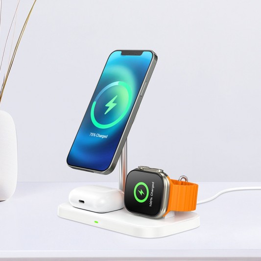 БЗП BOROFONE BQ29 Feliz 3in1 White - зображення 1 